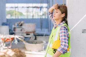 employee feeling nauseous