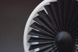 close up of fan