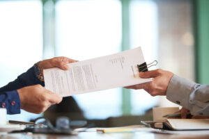 contract changing hands